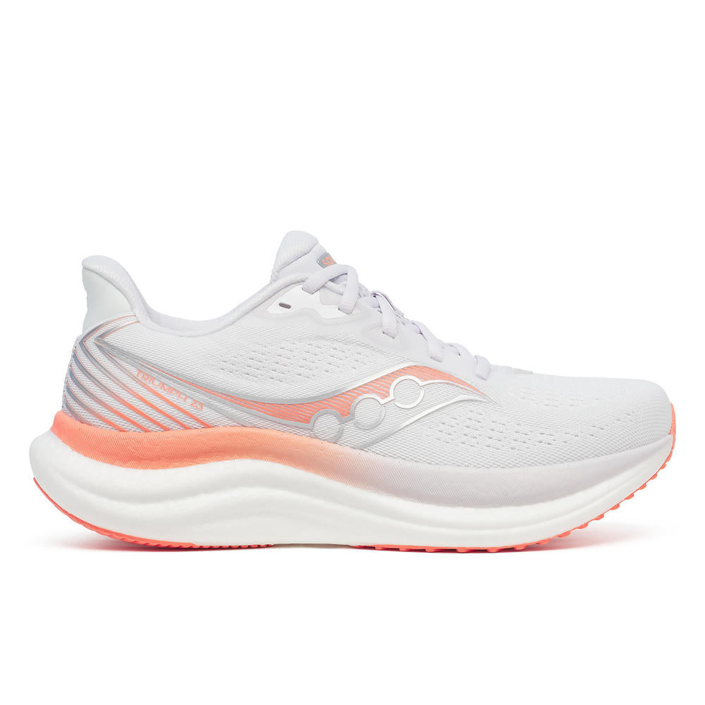 Saucony Women's Triumph 23 Footwear Saucony White/Whistful-244 6 Medium