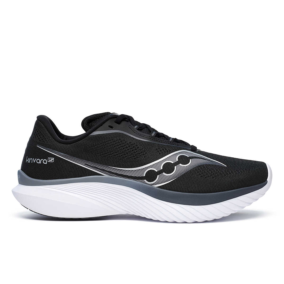 Saucony Men's Kinvara 15 Footwear Saucony Black/White-200 7.5 