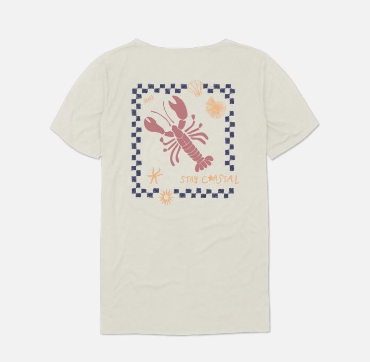 Jetty Kids' Coastal Crustacean Tee Apparel Jetty White Youth Small