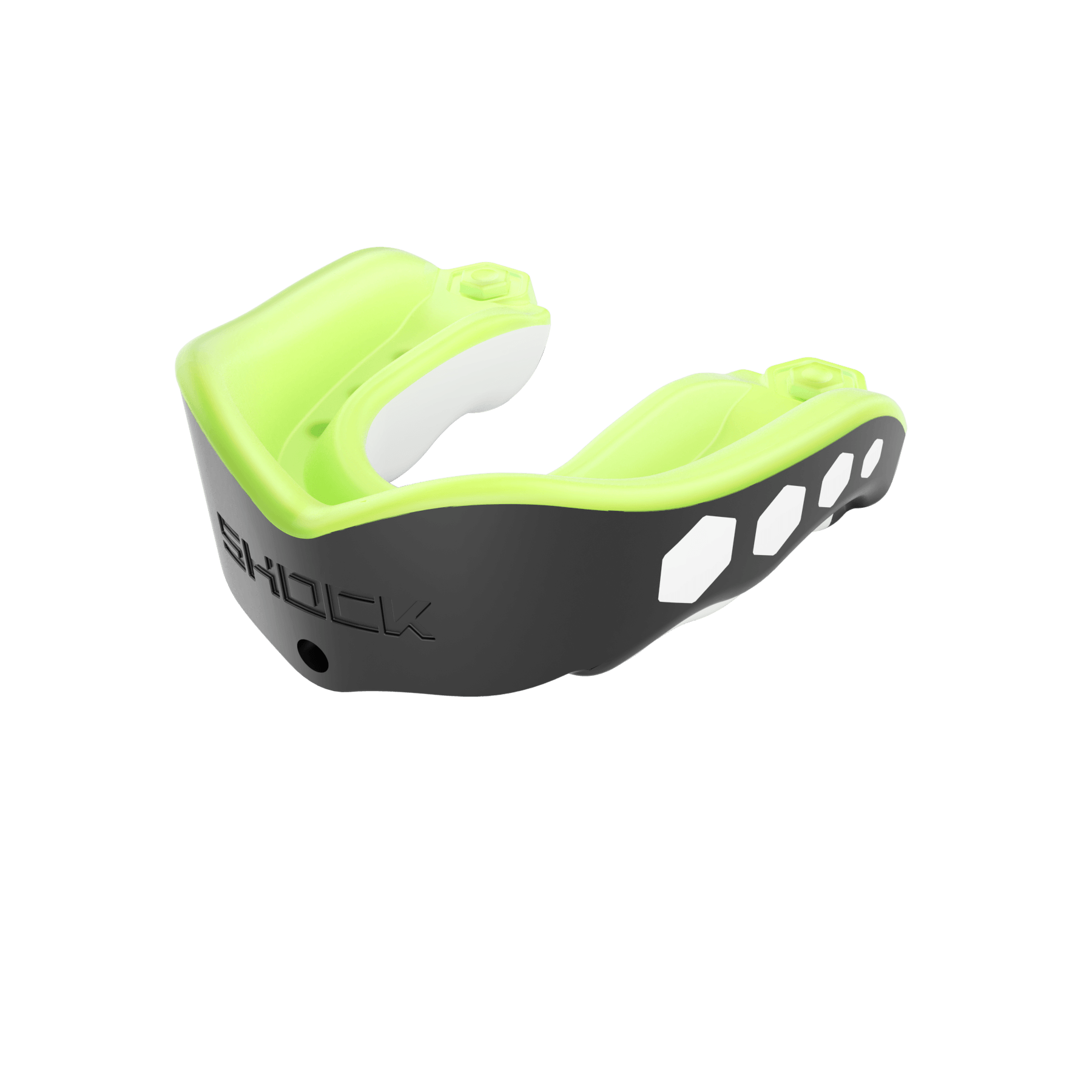 Shock Doctor Gel Max Flavor Fusion Mouthgaurd w/ Convertible Strap Equipment United Sports Brands Lemon Lime Youth