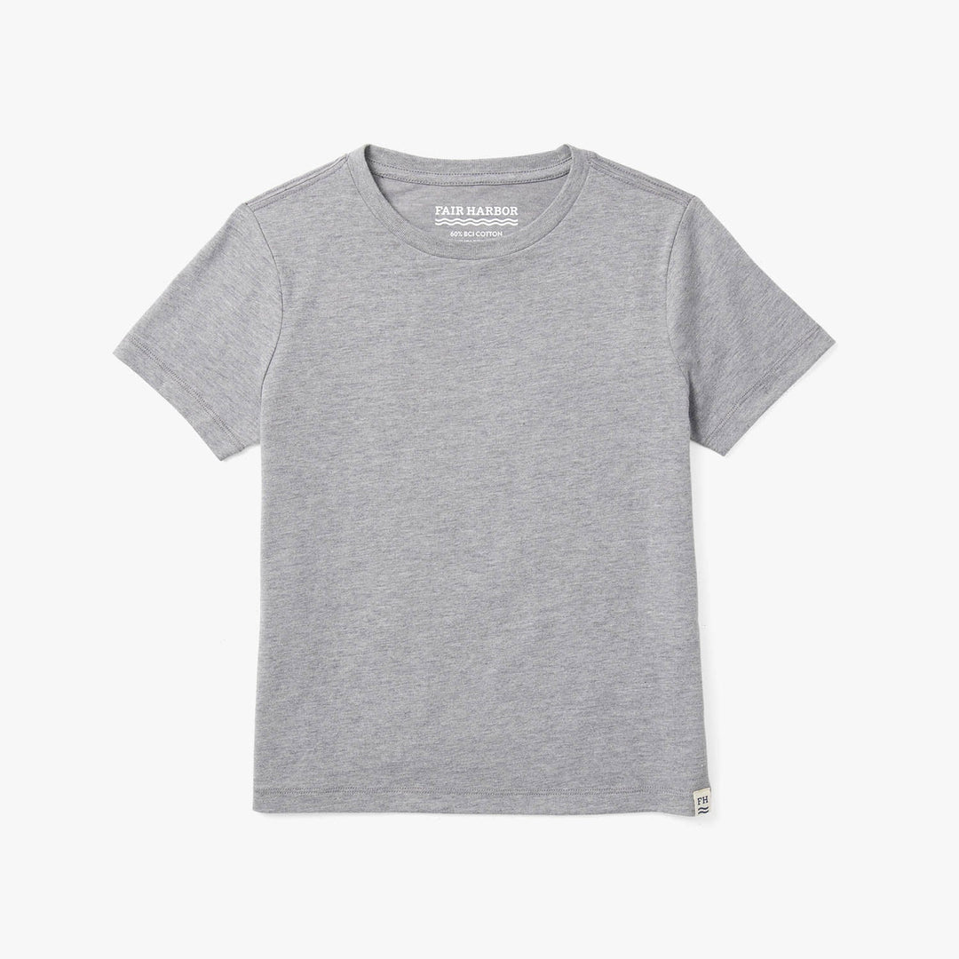 Fair Harbor Kids Kismet Tee Apparel Fair Harbor Heather Grey Small 