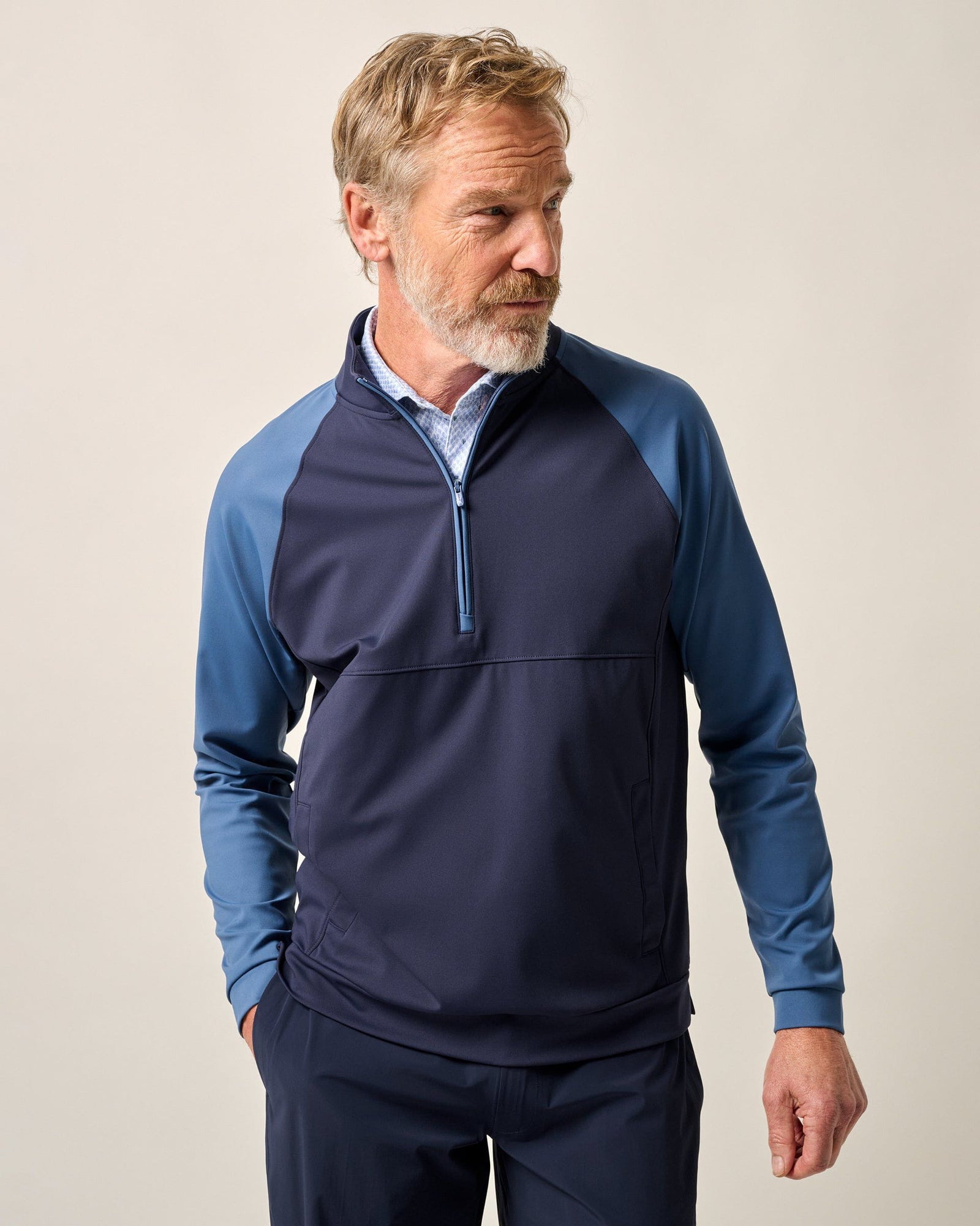 Johnnie-O Men's Armstrong Water-Resistant Quarter-Zip Pullover Apparel Johnnie-O