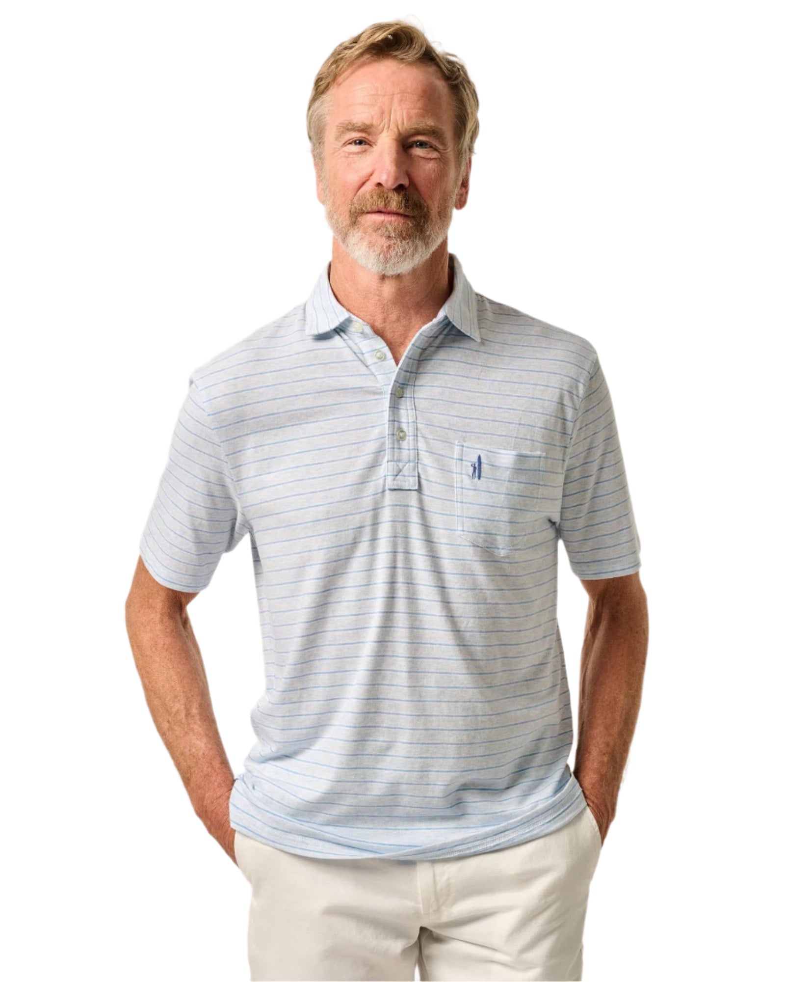Johnnie O Men's The Original Polo Matthis Stripe Apparel Johnnie-O Air Small