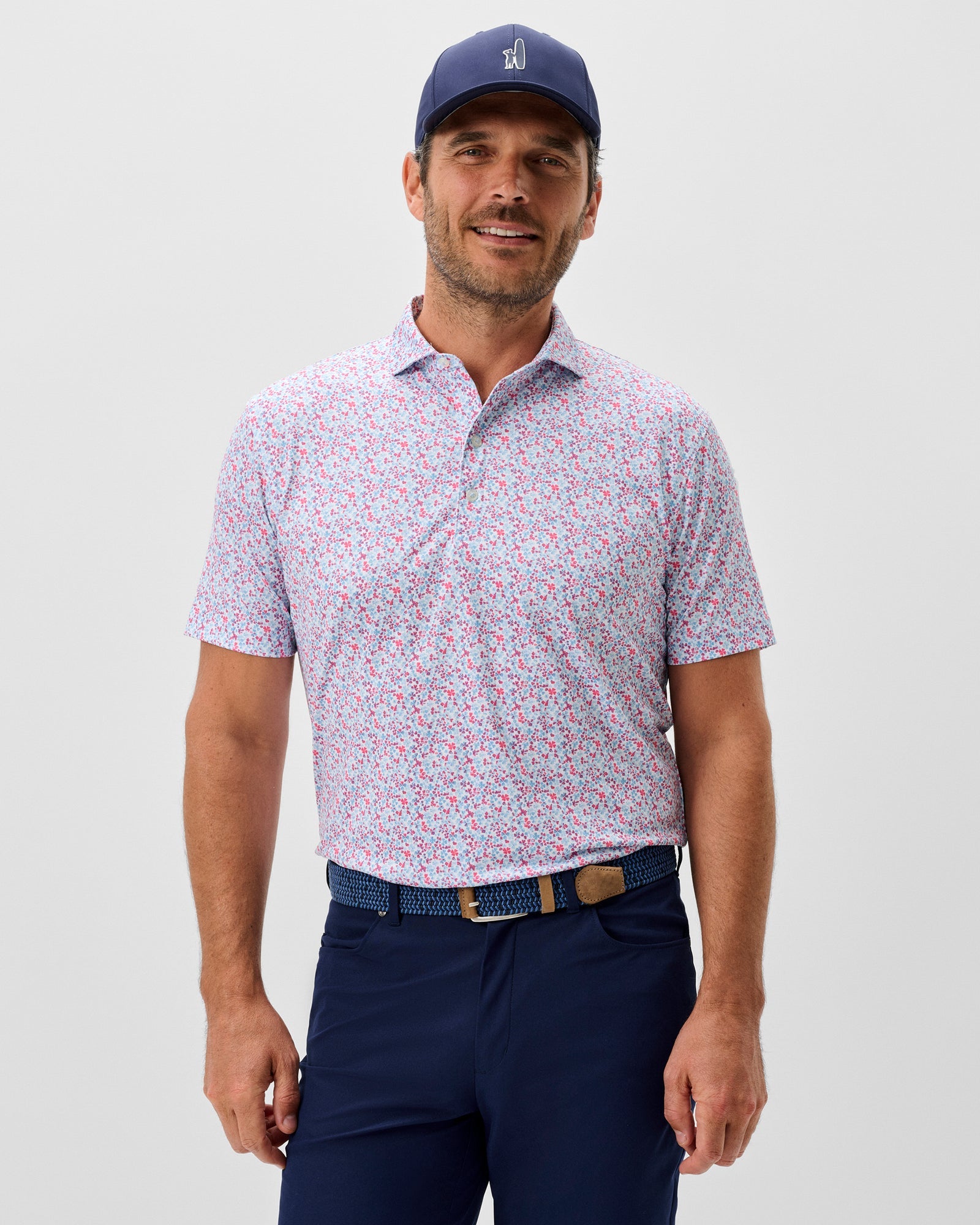Johnnie-O Men's Charmer Performance Jersey Polo Apparel Johnnie-O Punch Small