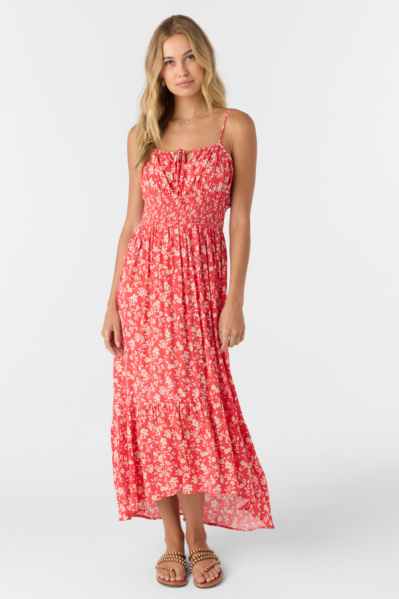 O'Neill Women's Lettie Midi Dress Apparel O'Neill Cayenne XSmall