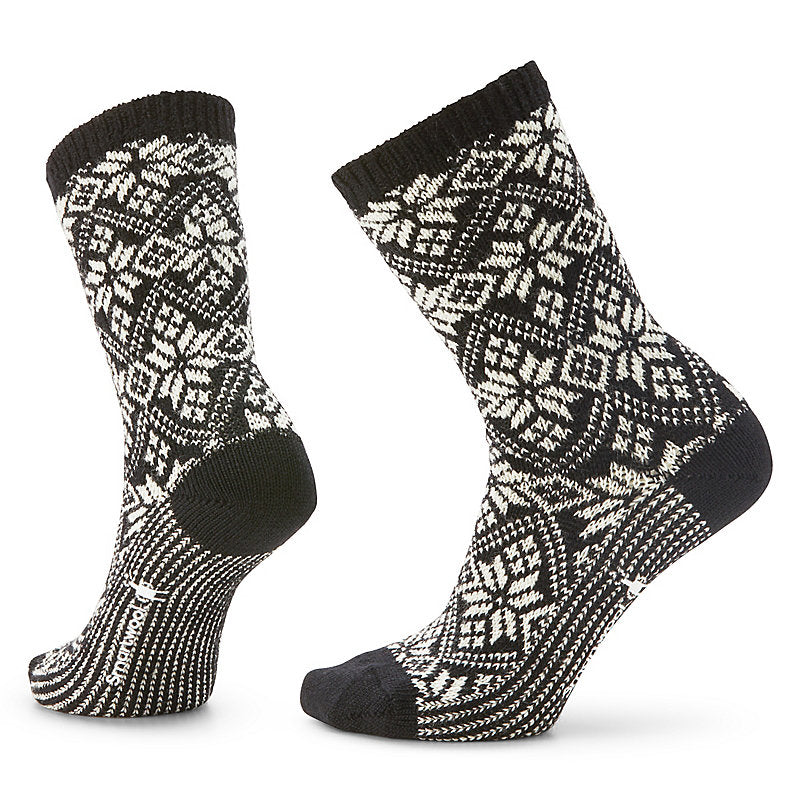 Smartwool Womens Everyday Traditional Snowflake Full Cushion Crew Socks Apparel Smartwool   