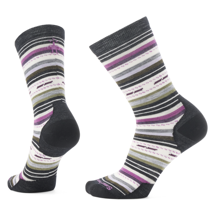 Smartwool Everyday Margarita Zero Cushion Crew Socks Apparel Smartwool White Small 