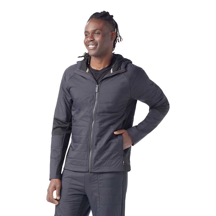 Smartwool Men's Smartloft Hooded Jacket Apparel Smartwool Black Small