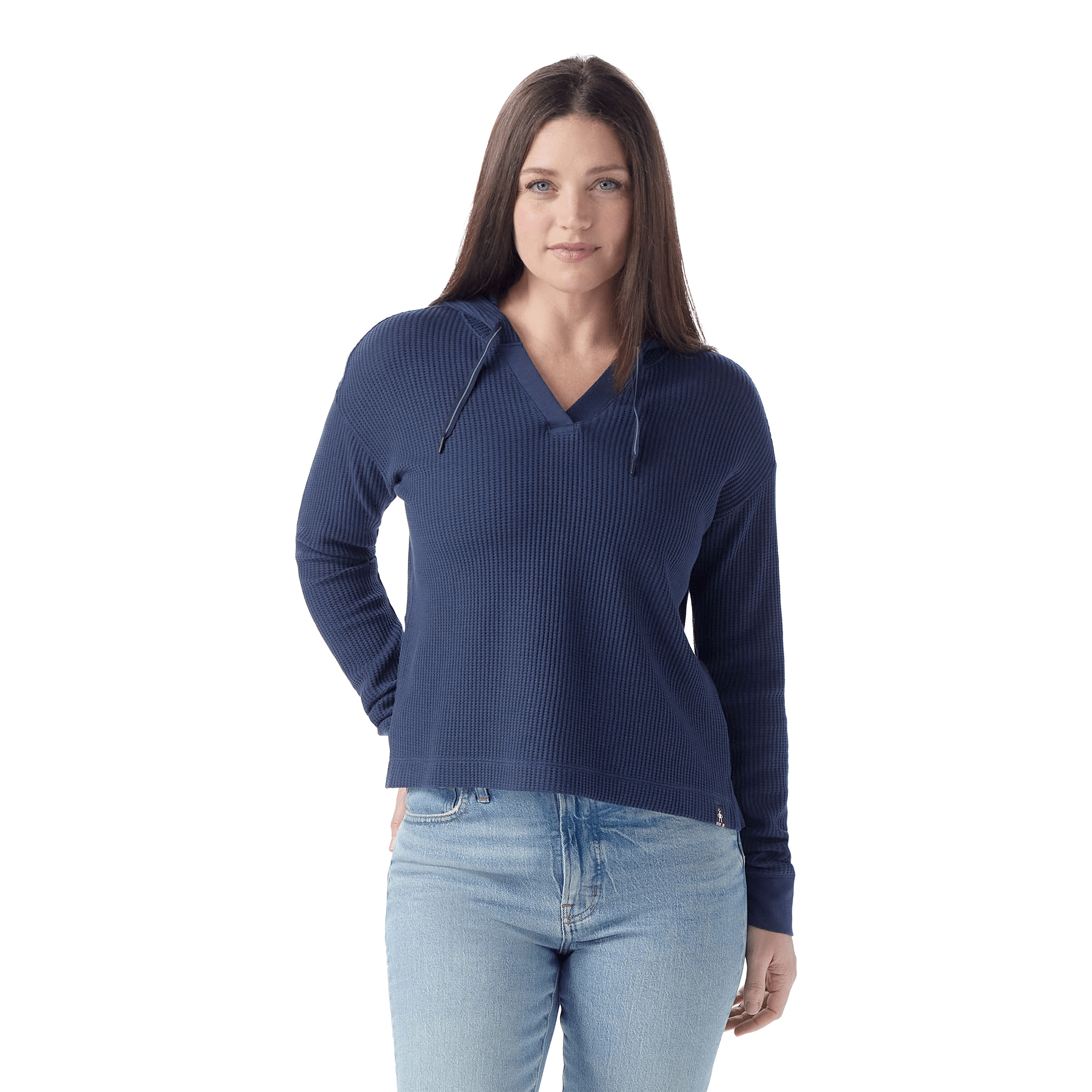 Smartwool Women’s Waffle Hoodie Apparel Smartwool Navy-092 XSmall 