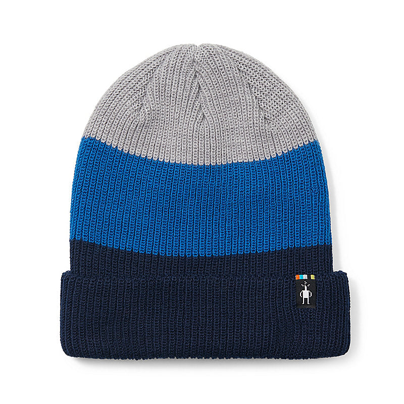 Smartwool Cantar Colorblock Beanie Accessories Smartwool Laguna Blue-J96  