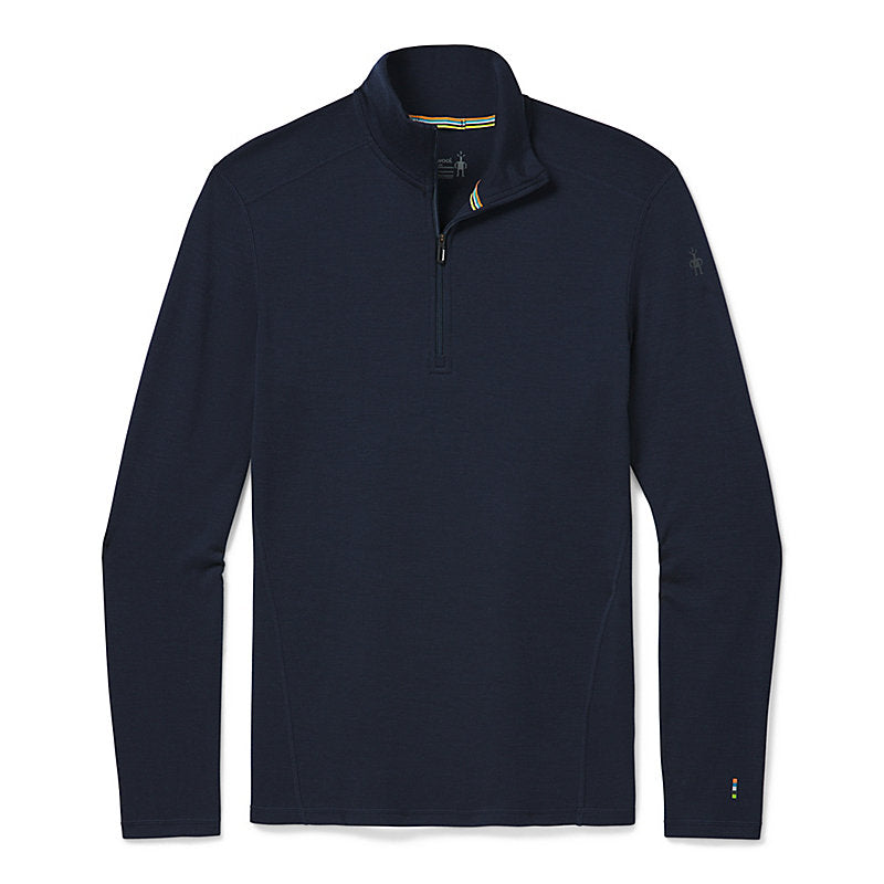 Smartwool Men's Classic Thermal Merino Base Layer 1/4 Zip Apparel Smartwool Deep Navy-092 Small 