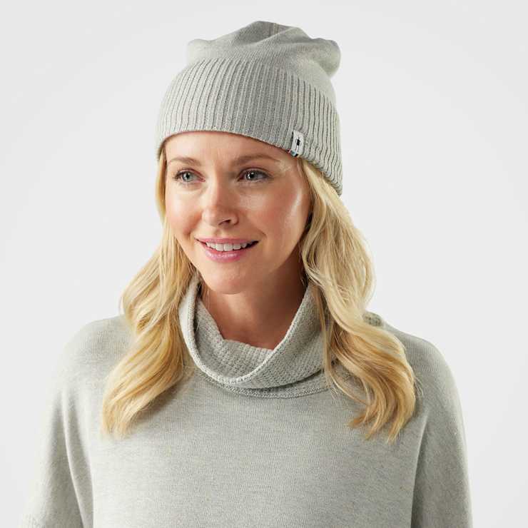 Smartwool Fleece Lined Beanie Accessories Smartwool Almond Donegal-M59