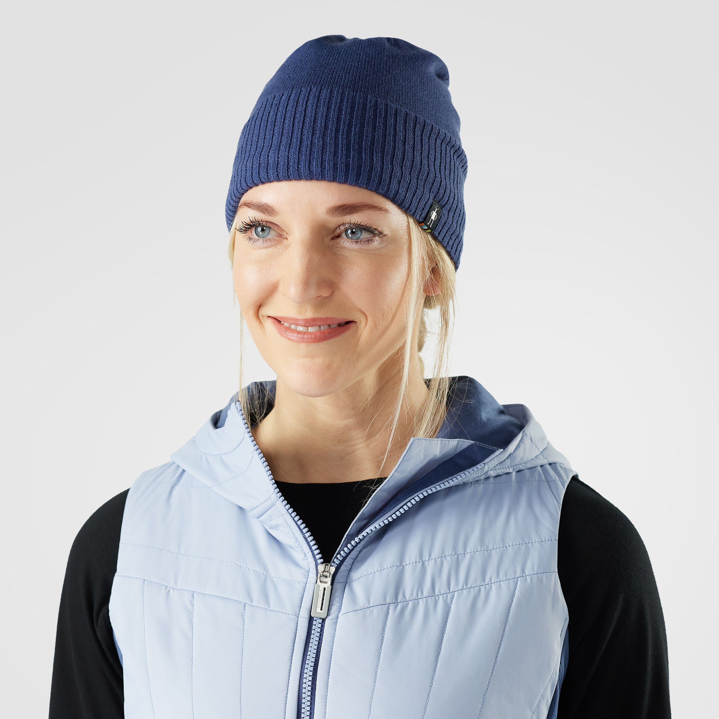 Smartwool Fleece Lined Beanie Accessories Smartwool Nightfall Blue-P43