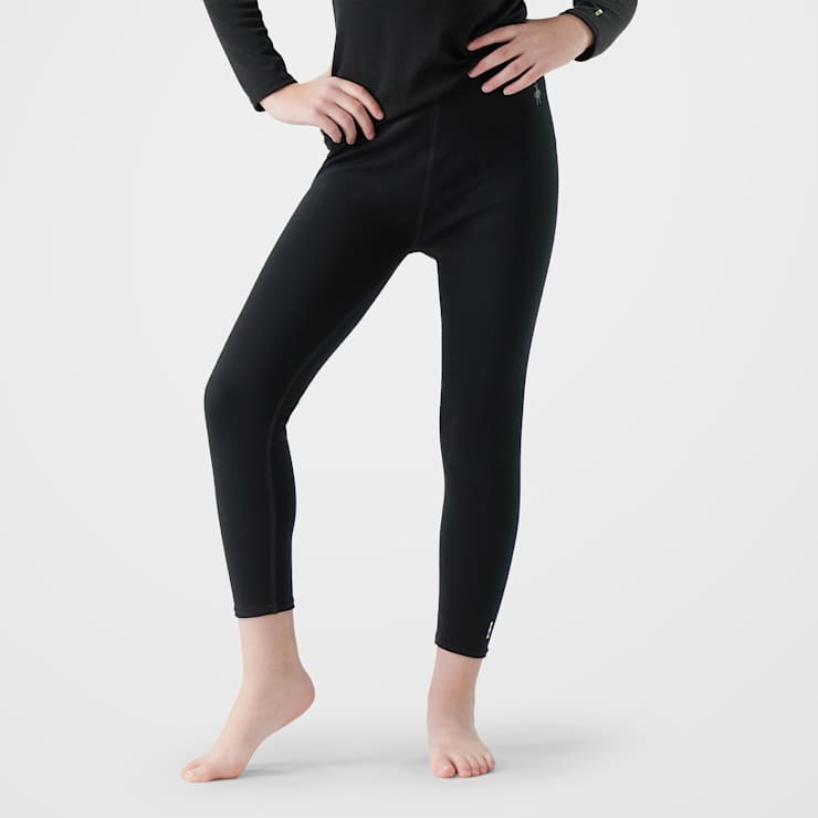 Smartwool Kids Classic Thermal Merino Base Layer Bottom Apparel Smartwool Black-001 Small