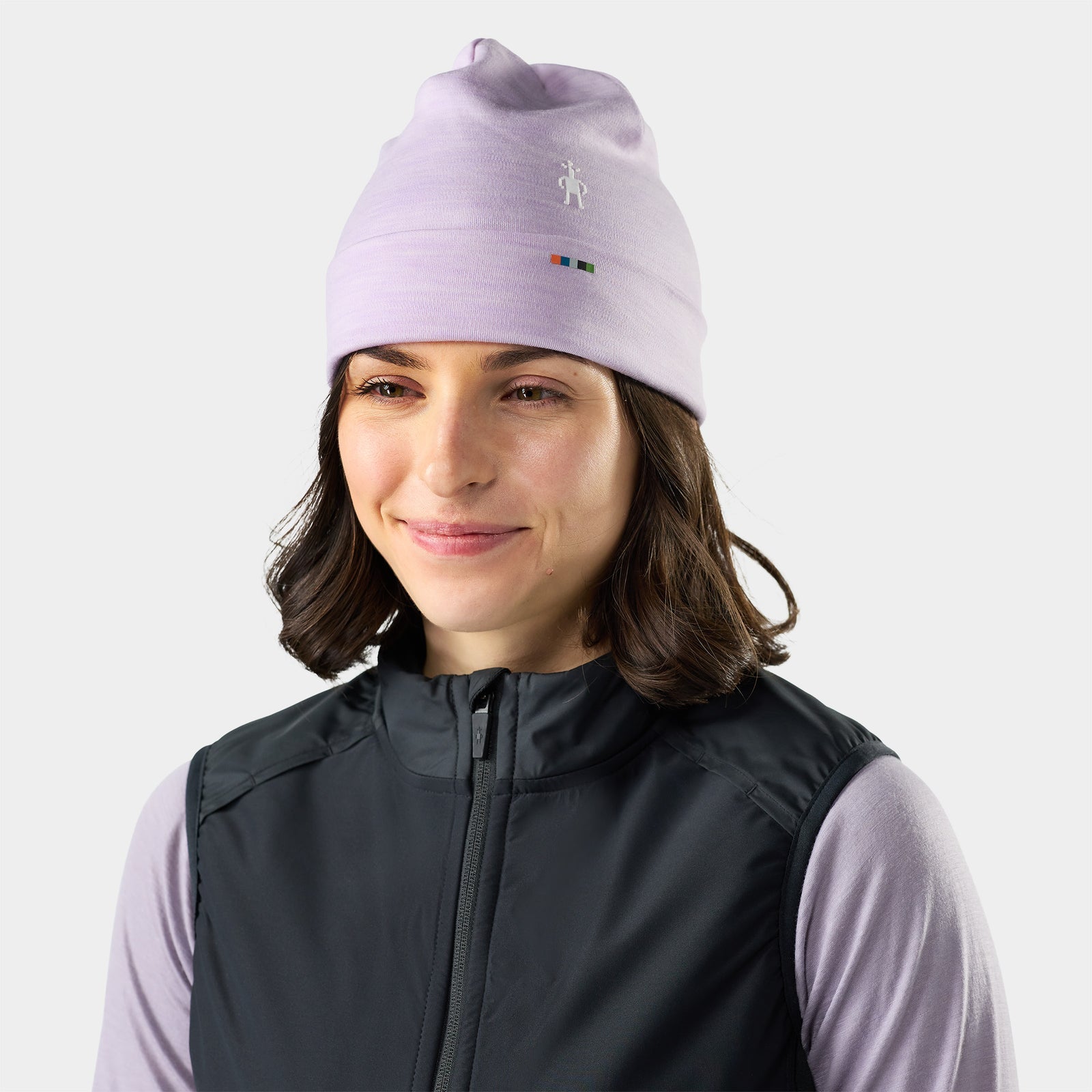 Smartwool Thermal Merino Reversible Cuffed Beanie Accessories Smartwool Lavender Sky Heather-R11