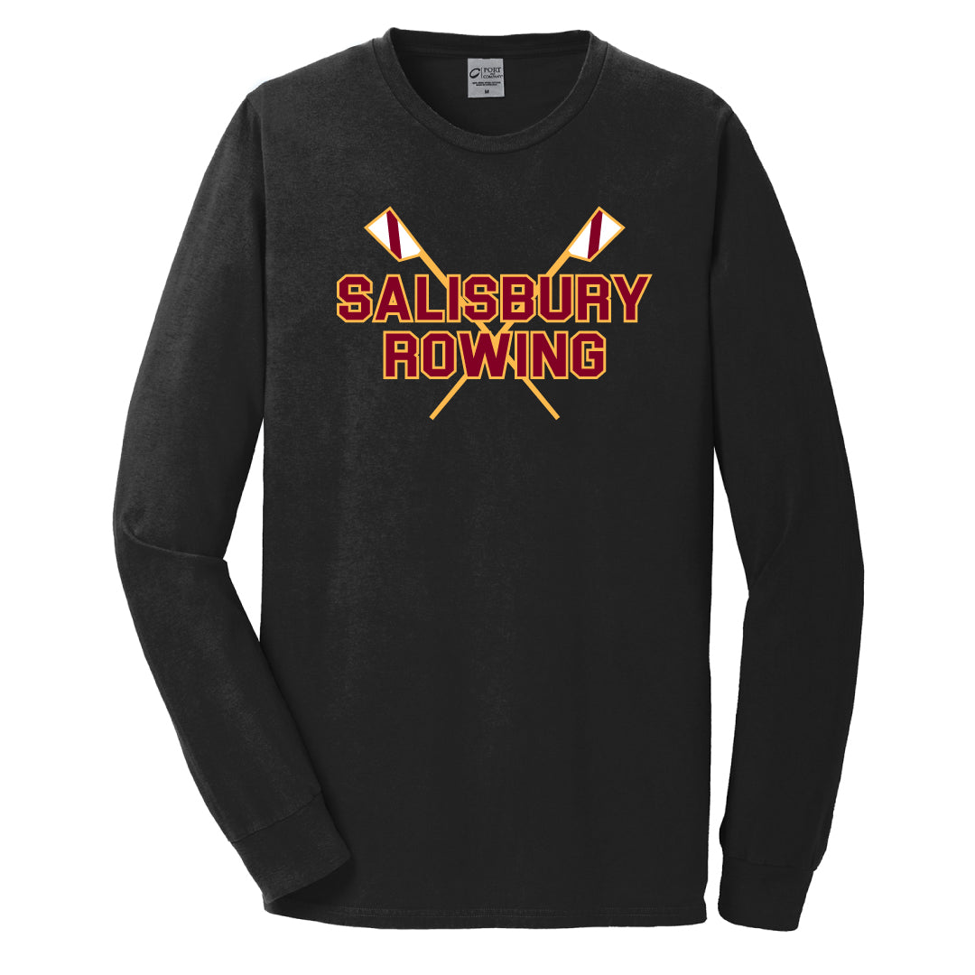 Salisbury Rowing Washed Cotton Long Sleeve Salisbury Rowing Black Adult S