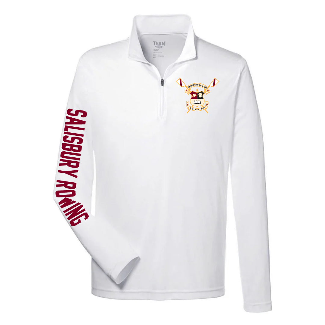 Salisbury Rowing UV Performance 1/4 Zip Salisbury Rowing White Mens XS