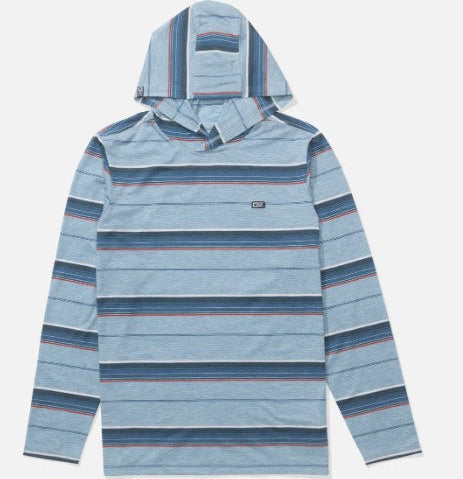 Salty Crew Boys' Seaway UV Hoodie Apparel Salty Crew Mineral Blue Youth Small