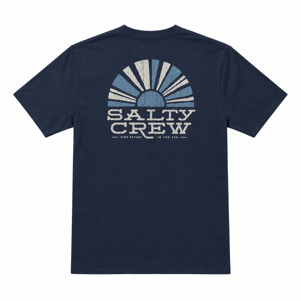 Salty Crew Boys' Sunshine Tee Apparel Salty Crew Navy Youth Small