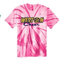 Weston Youth Cheer Tie Dye Tee