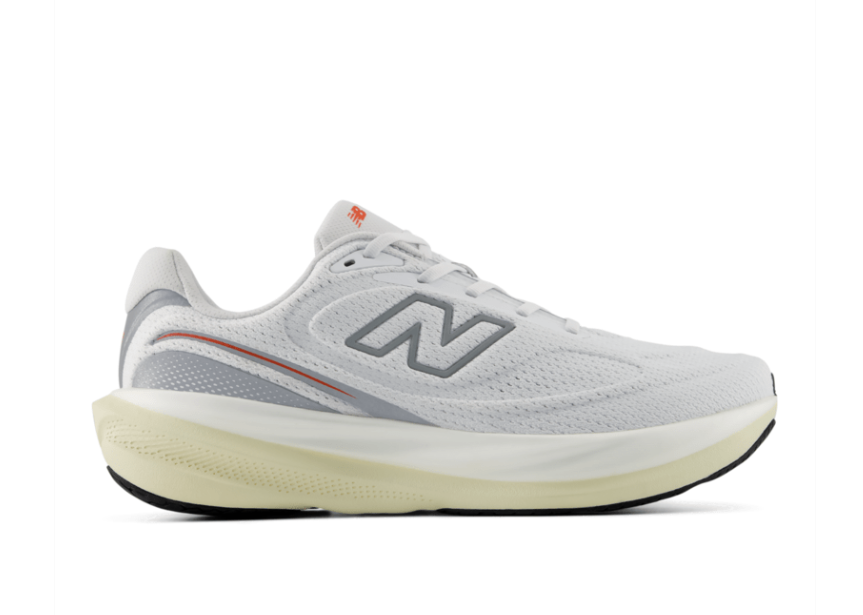 New Balance Men's 1080v15 Footwear New Balance White/Neo Flame-7ZV 7.5 Medium-D
