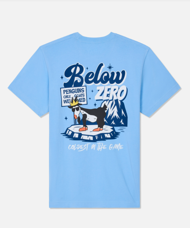 Goat USA Youth Below Zero T-Shirt Apparel Goat USA Carolina Blue Youth XSmall