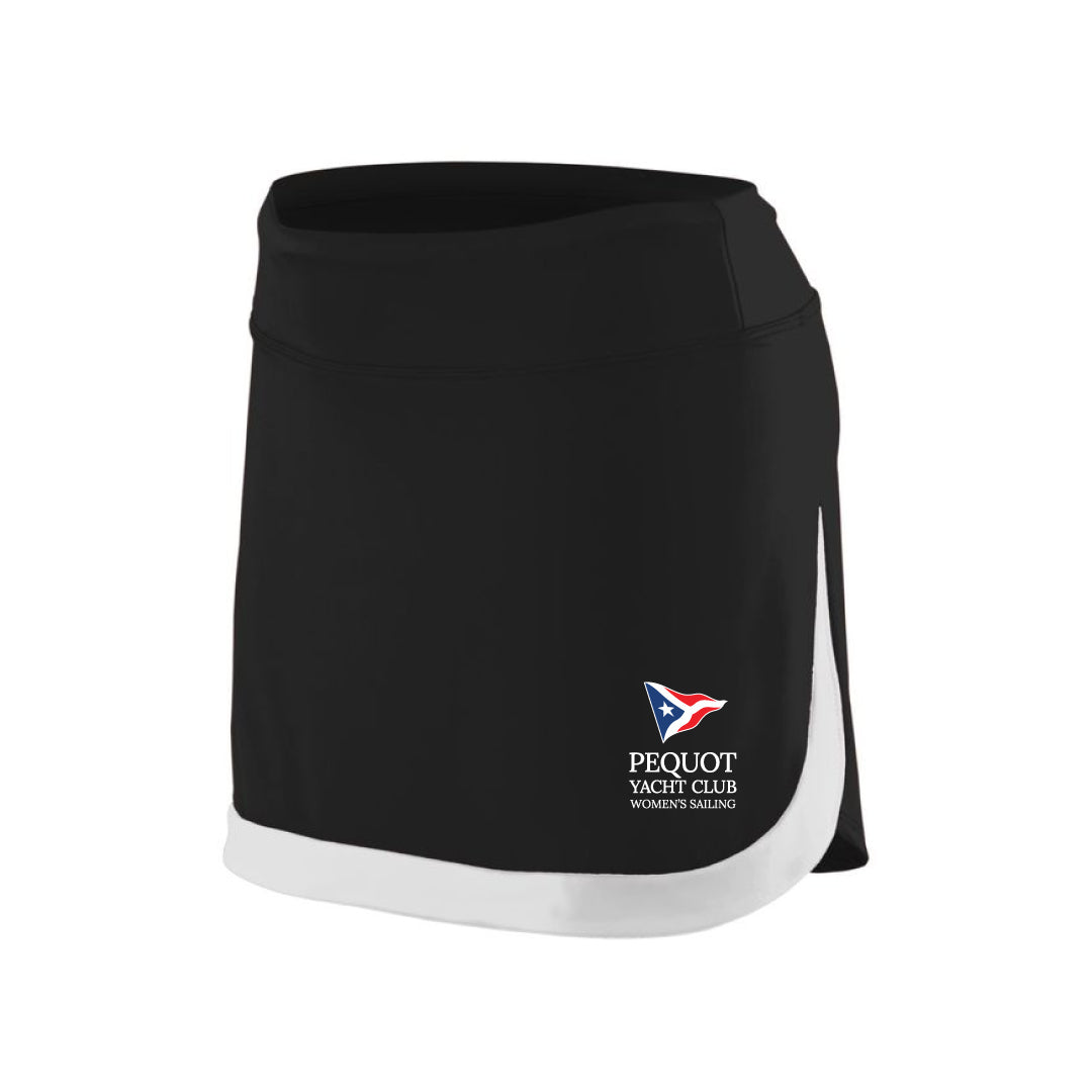 Pequot Women's Sailing Skort Logowear Pequot Women's Sailing Black/White Ladies XS