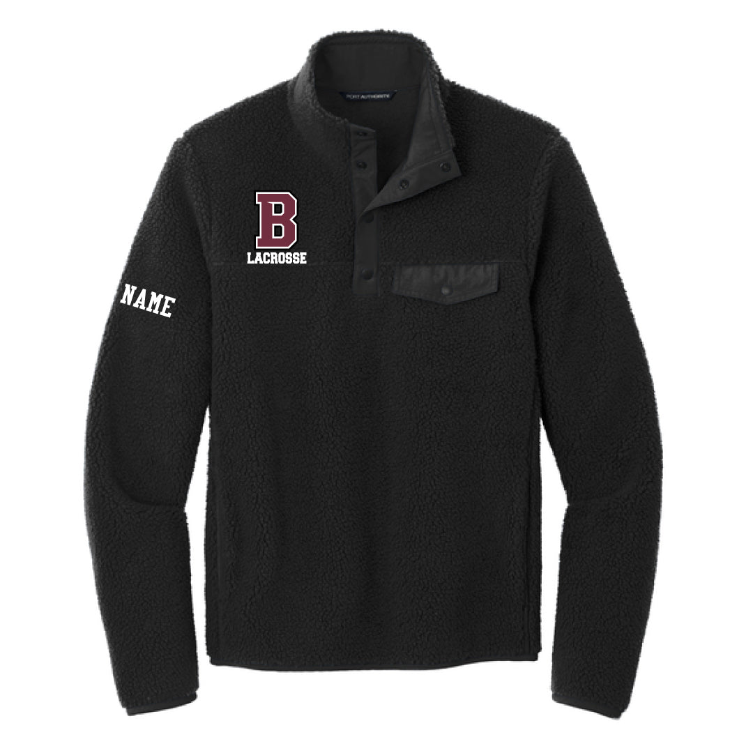 Bethel Girls Lacrosse Snap Fleece Logowear Bethel Girls Lacrosse Adult S