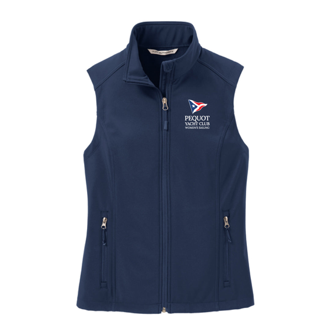 Pequot Women's Sailing Soft Shell Vest Logowear Pequot Women's Sailing Ladies XS
