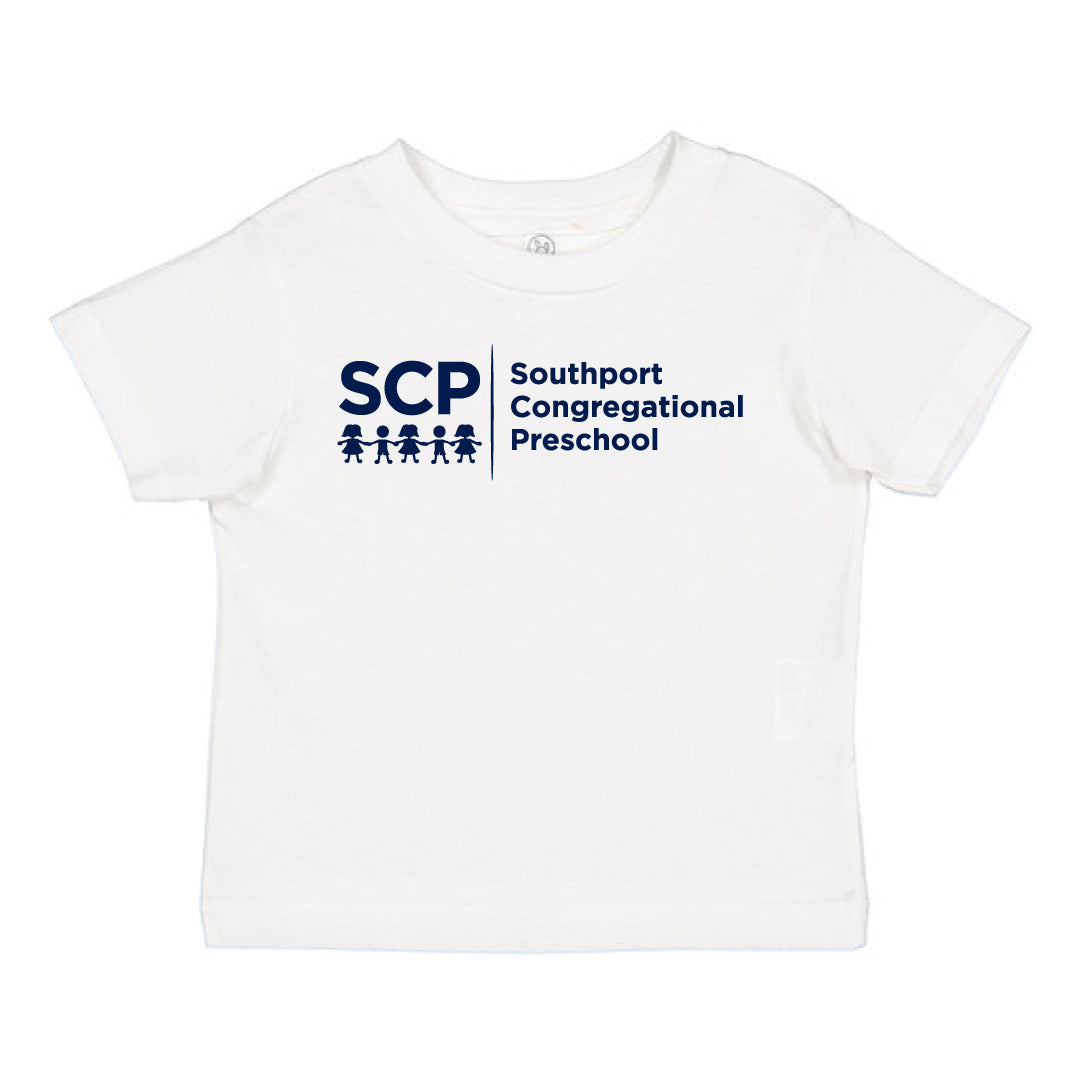 Southport Congregational Preschool Short Sleeve Logowear Southport Congregational Preschool White 2T 