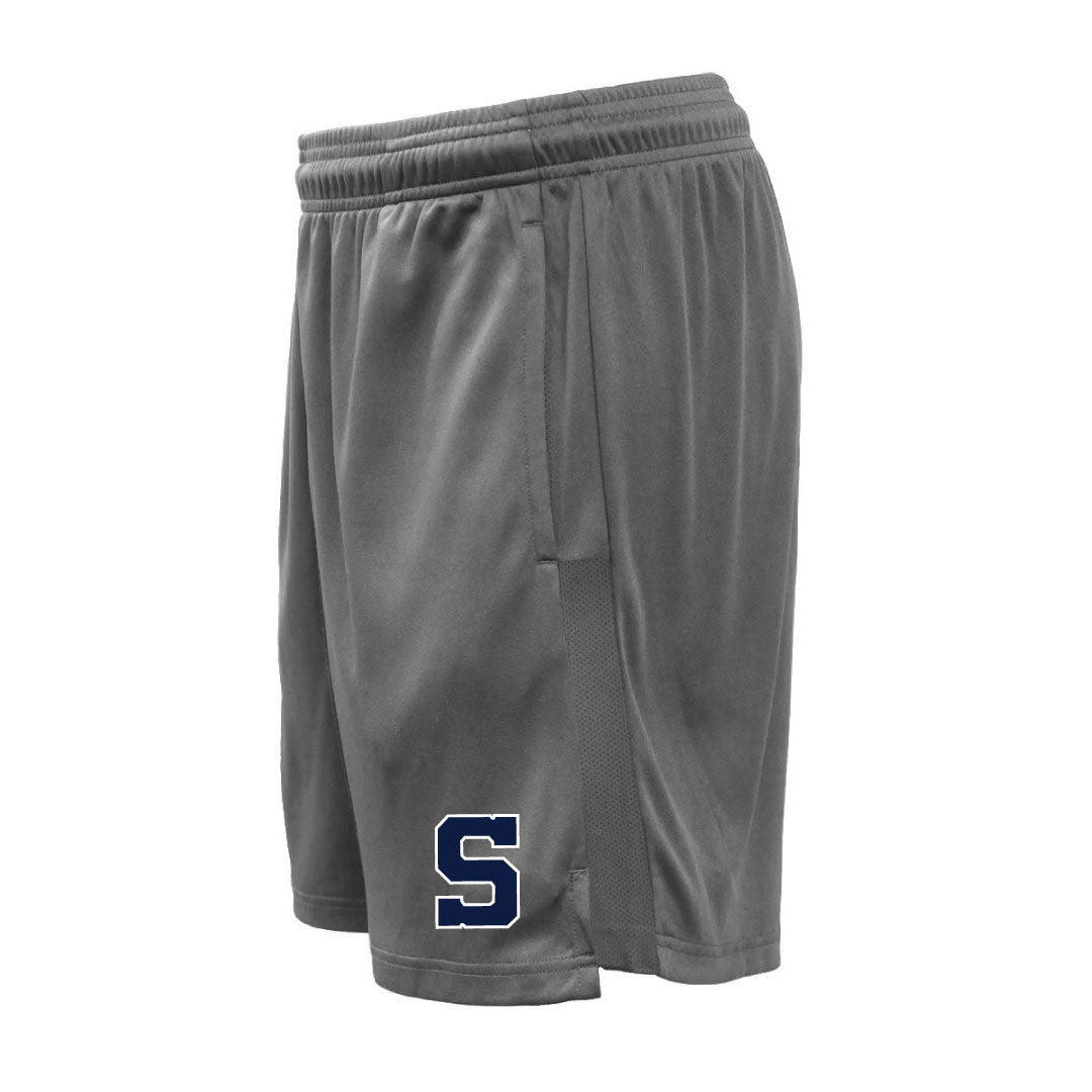 Staples Athletics Shorts with Pockets Logowear Staples Athletics Grey Adult XS