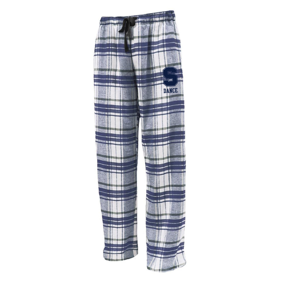 Staples Dance Team Flannels Logowear Staples Dance Team White/Navy Adult XS