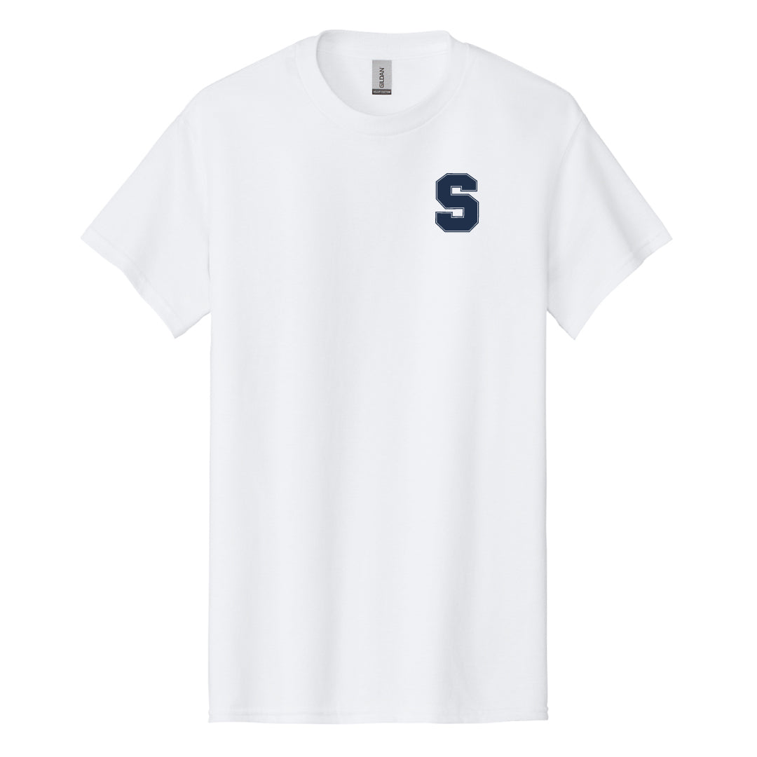 Staples Faculty Cotton Short Sleeve Logowear Staples Faculty White Mens S