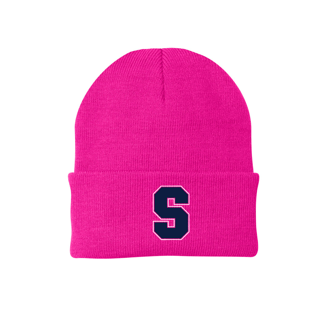 Staples Football PINK AID Knit  Beanie -A portion of Sales Supports Pink Aid