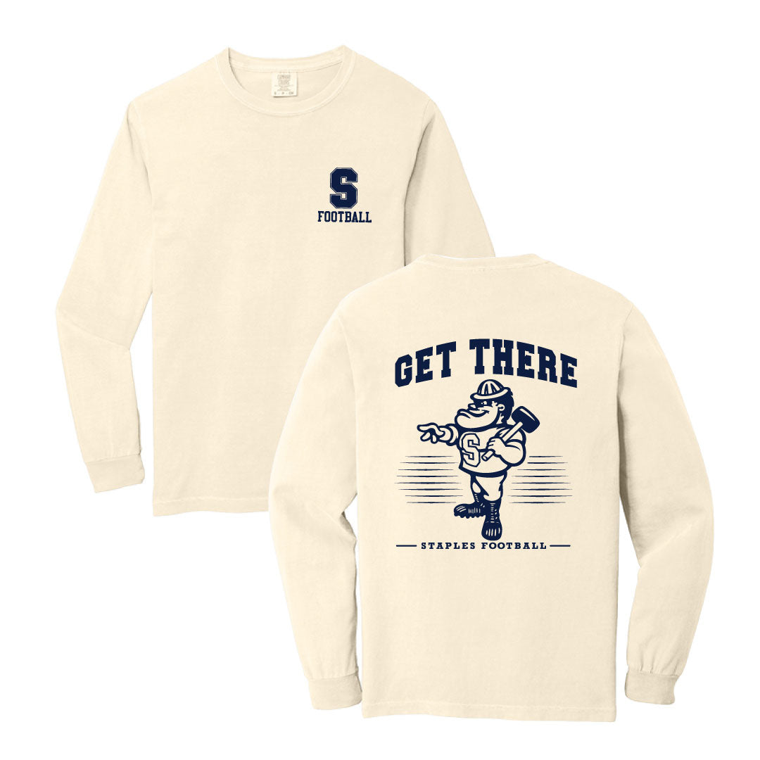 Staples Football Beach Washed Cotton Longsleeve