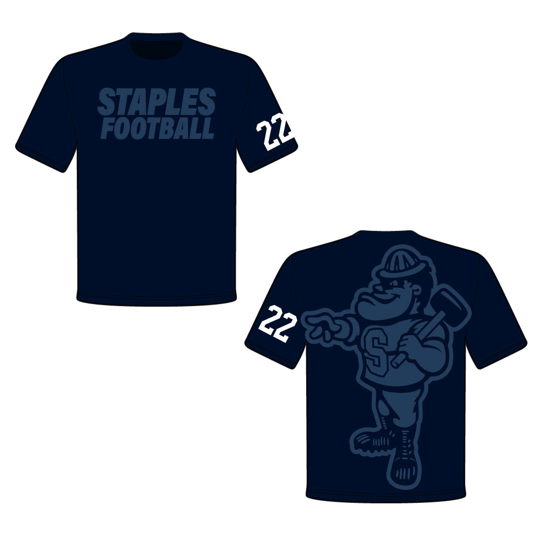 Staples Football Wrecker Bob Performance Tee