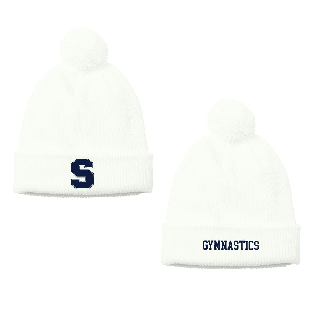Staples Gymnastics Pom Beanie