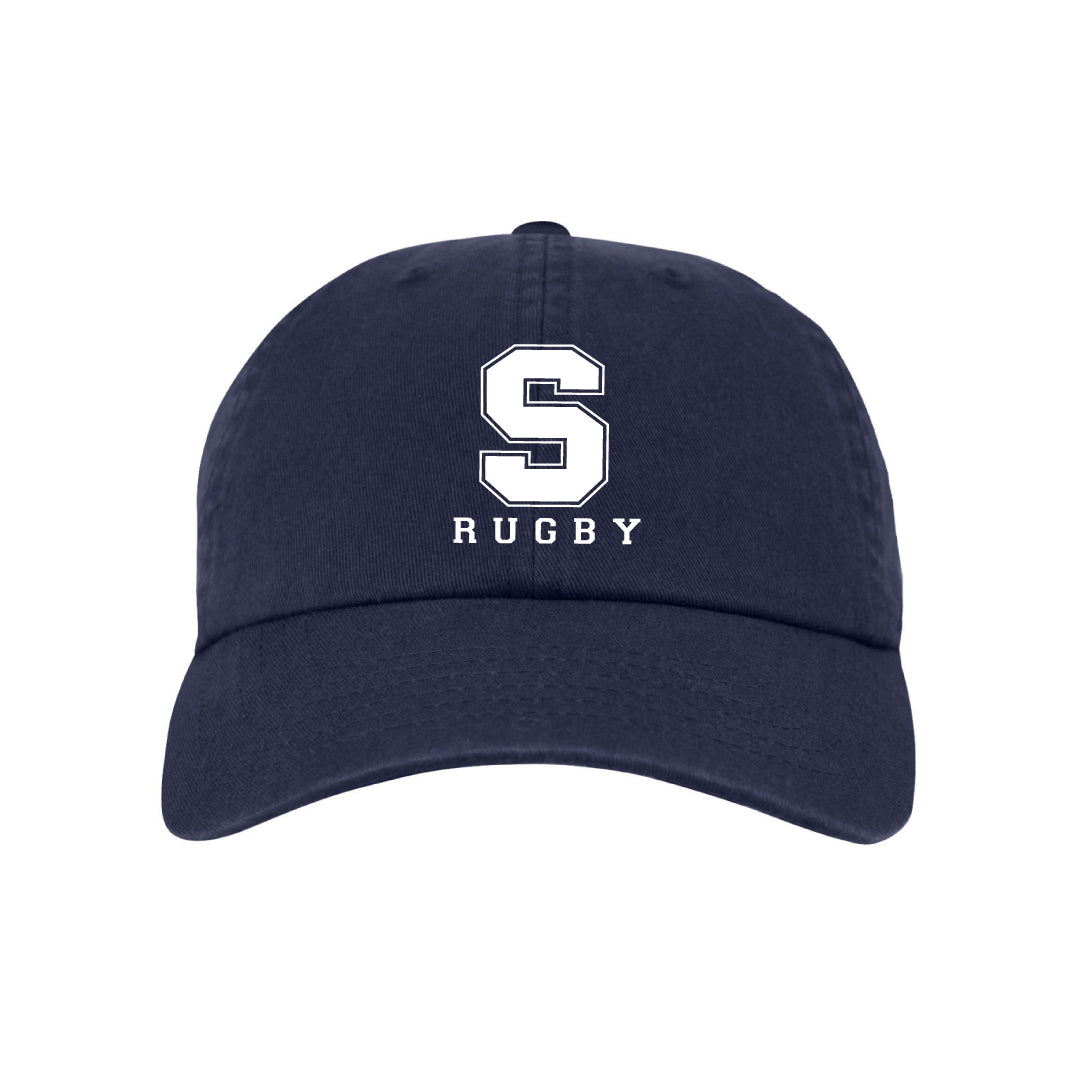 Staples Rugby Baseball Hat Logowear Staples Rugby White Logo