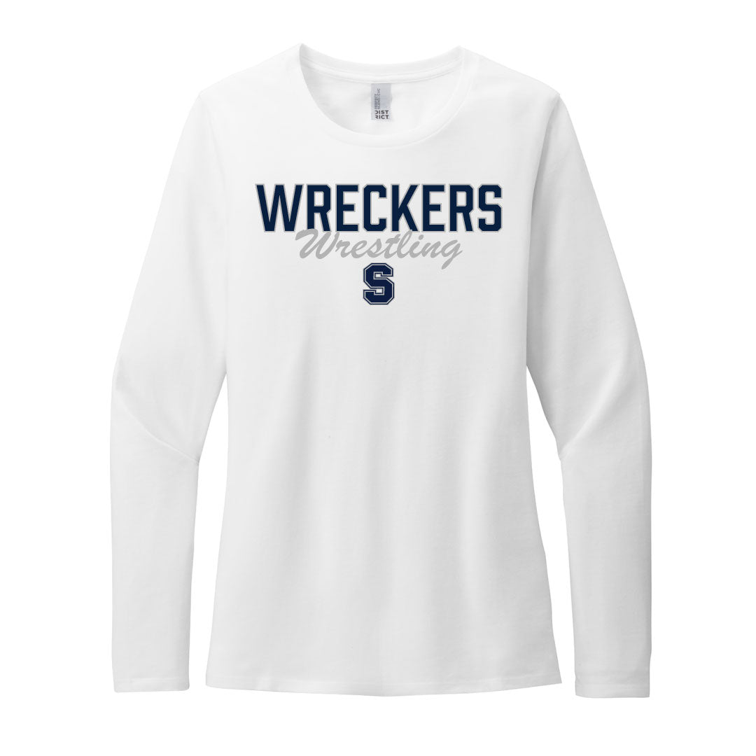 Staples Wrestling Cotton Blend Long Sleeve Logowear Staples Wrestling