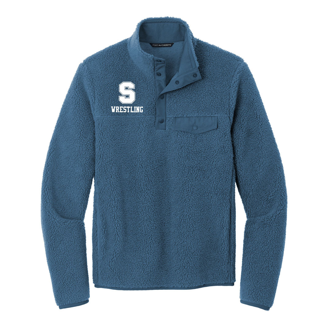 Staples Wrestling Snap Fleece Pullover Logowear Staples Wrestling Adult XS