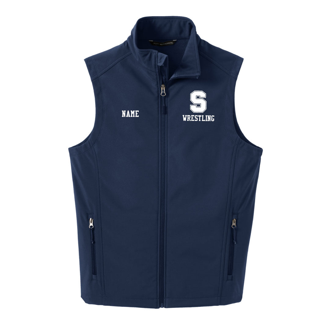 Staples Wrestling Soft Shell Vest Logowear Staples Wrestling Mens S