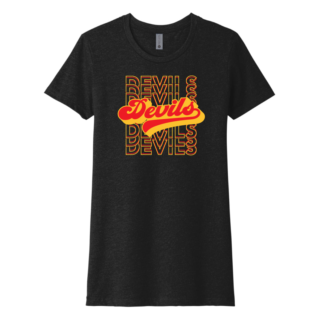 Stratford HS Dance DEVILS Tee Logowear Stratford HS Dance Ladies XS