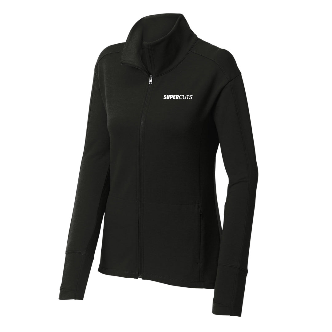 SuperCuts Stretch Wicking Full Zip Logowear Super Cuts Ladies XS