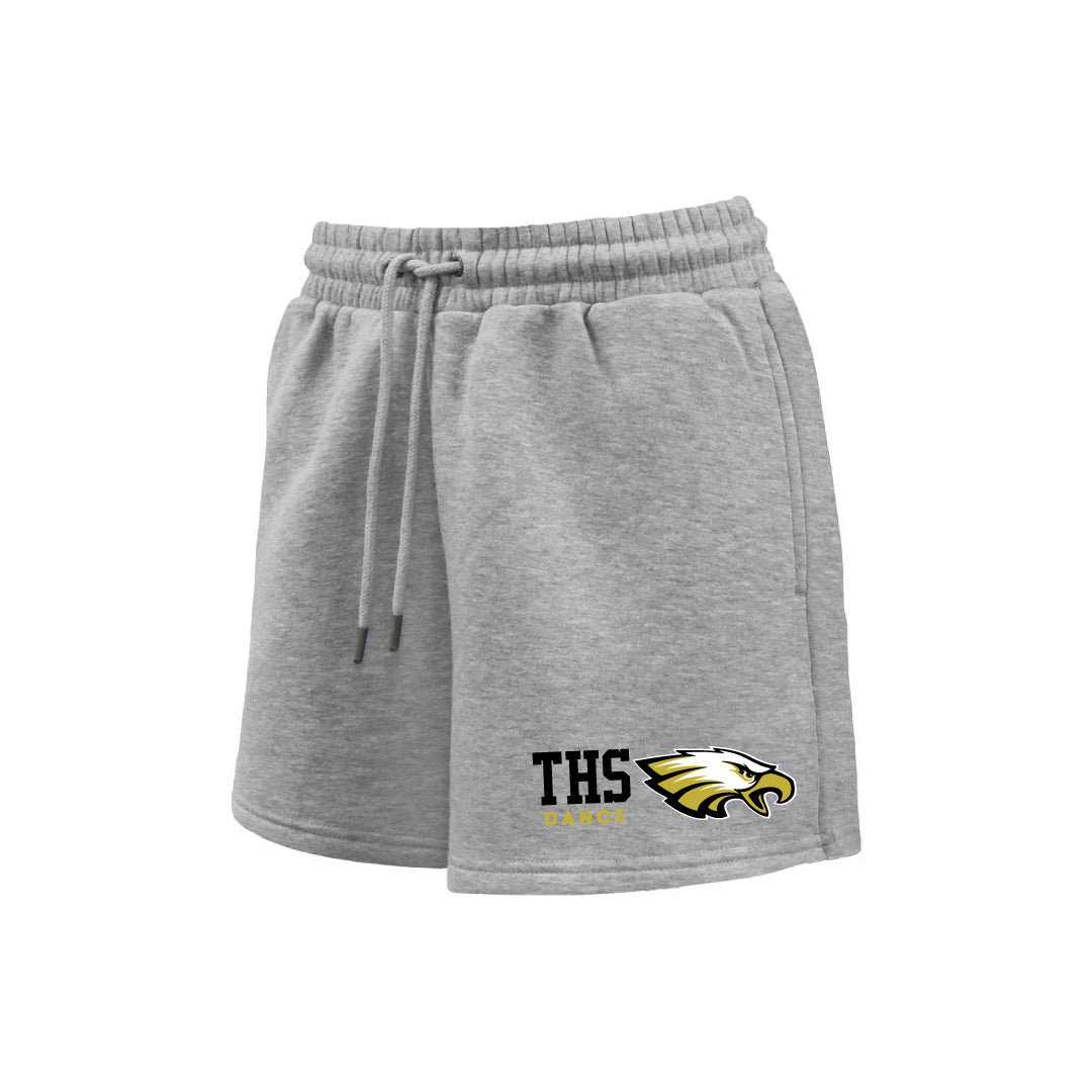 THS Dance Womens Fleece Short Logowear Trumbull Dance Team