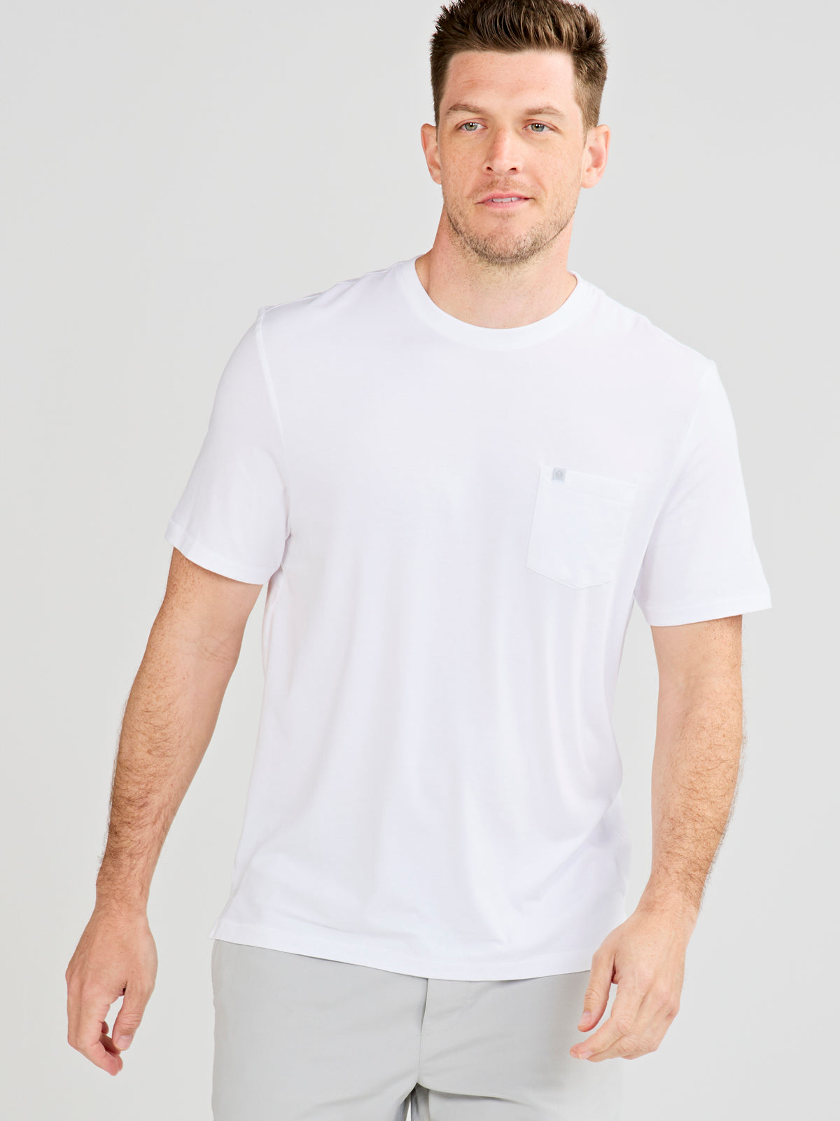 Tasc Mens Seaside Pocket T Shirt Apparel Tasc White Small 