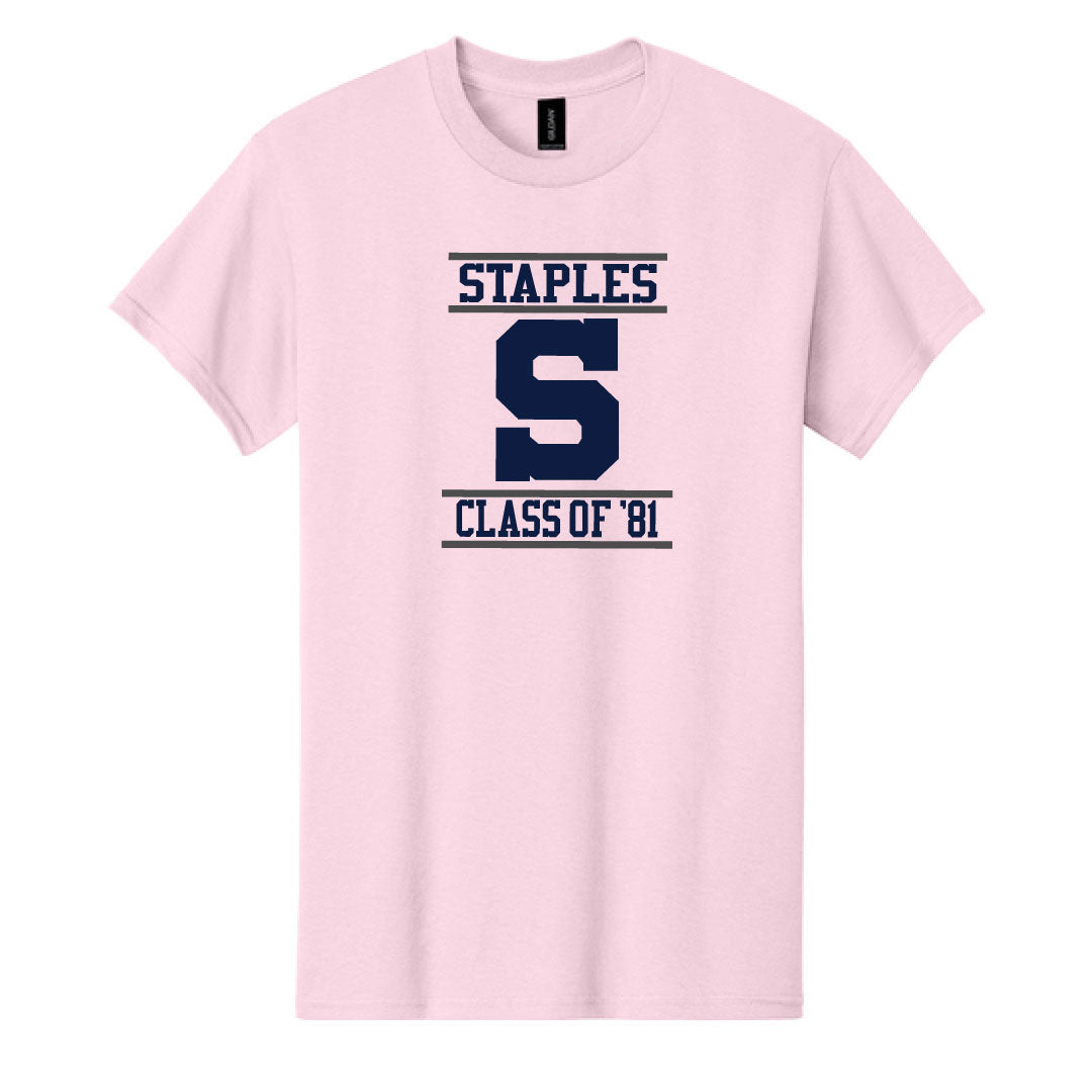Staples High School Class of 81 Cotton Tee