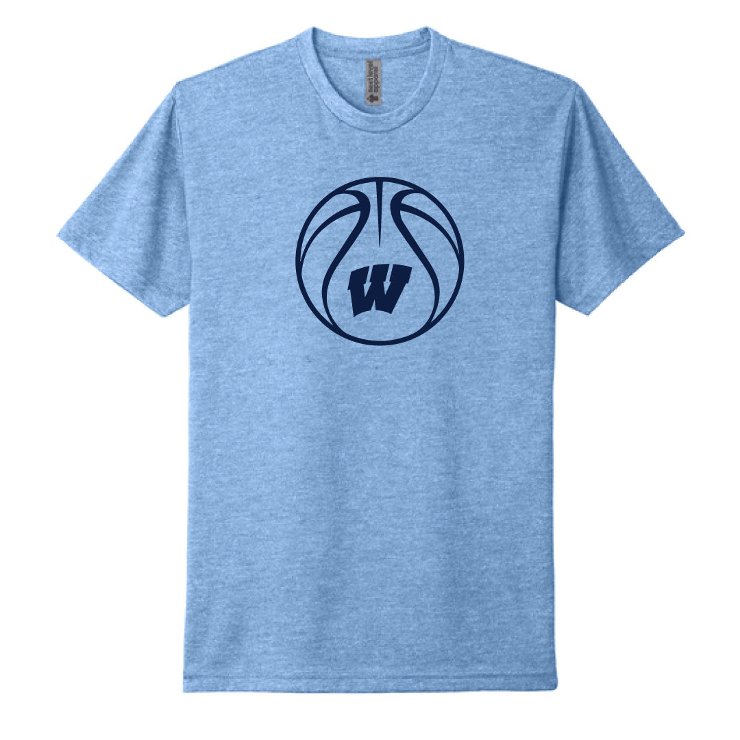 Westport Basketball Tri Blend Tee Logowear Westport Basketball