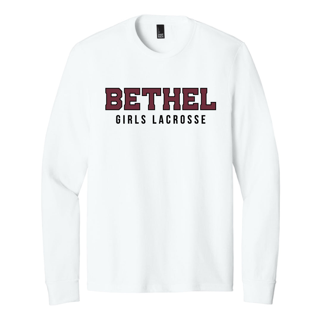 Bethel Girls Lacrosse Long Sleeve Tri Blend