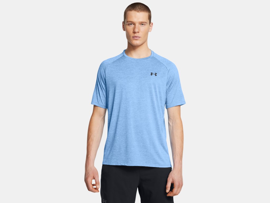 Under Armour Mens Tech 2 0 SS Tee Apparel Under Armour Horizon Blue/Black-466 XSmall 