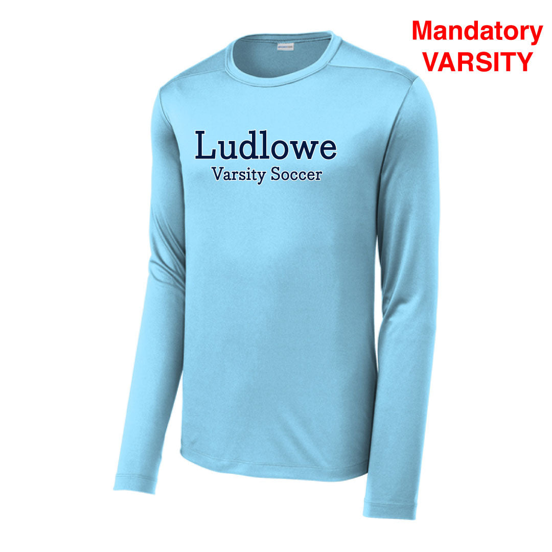 Ludlowe Girls Soccer Long Sleeve Warmup-MANDATORY VARSITY